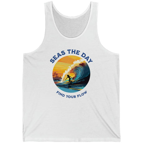 Ride The Tide tank top in white