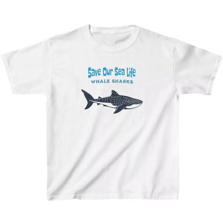 White Save Our Sea Life | Whale Sharks youth t-shirt