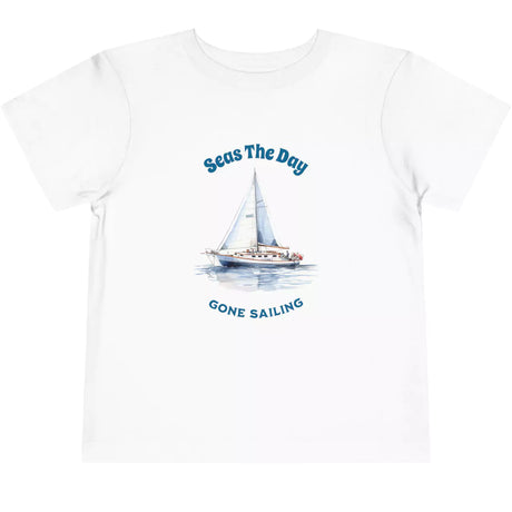 White Seas The Day | Gone Sailing toddler t-shirt