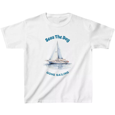 White Seas The Day | Gone Sailing youth t-shirt