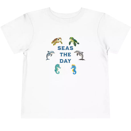 White Seas The Day (Sealife) Toddler T-Shirt