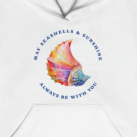 Seashells And Sunshine youth hoodie design