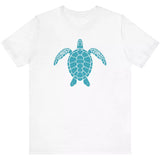 White Silhouette Sea Turtle t-shirt