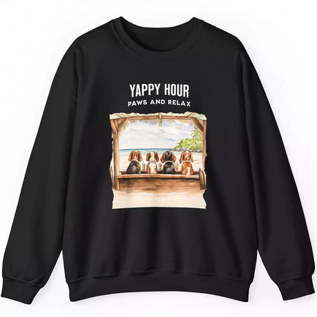 Yappy Hour black sweatshirt