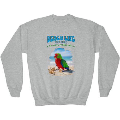 Parrot Spells youth sweatshirt in sport gray